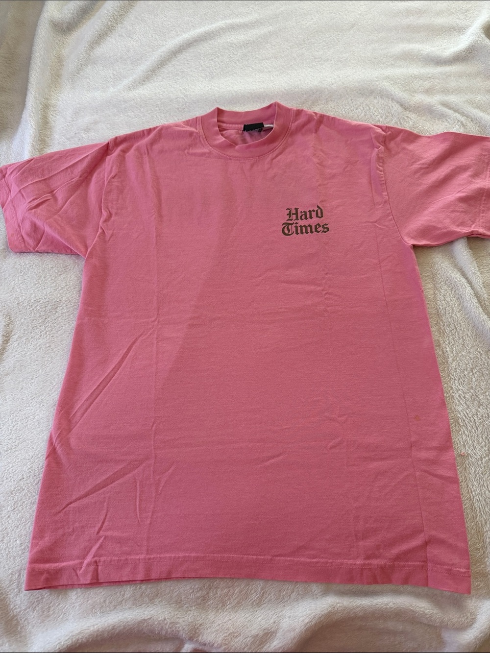 Pink Graphic Crewneck Tee - Men